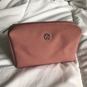 Lululemon zip cosmetic bag